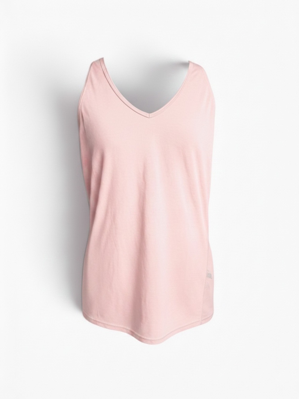 New Balance x J. Crew Pink V‑Neck Performance Tank